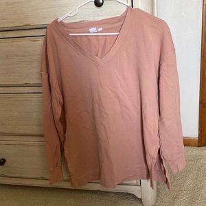 Rose colored sweatshirt